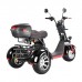 Электроскутер Citycoco WS-PRO+ trike 3000w 21ah (черный)